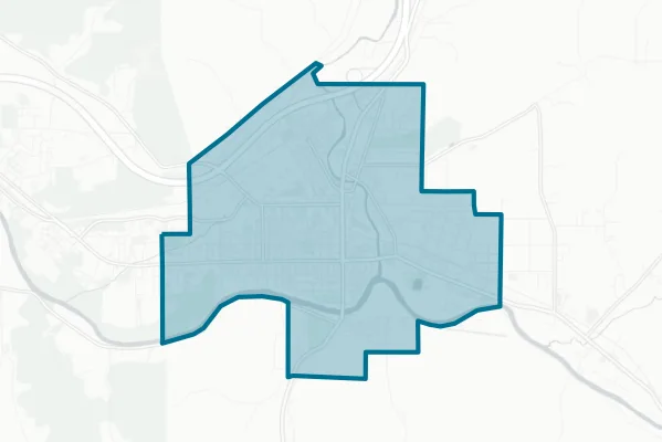 City of Olean — detail map