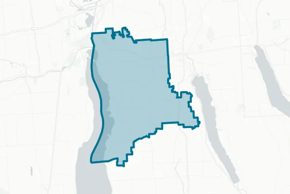 Union Spriings Central School District — detail map