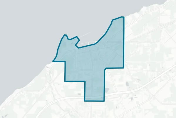 City of Dunkirk — detail map
