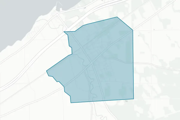 Village of Westfield — detail map