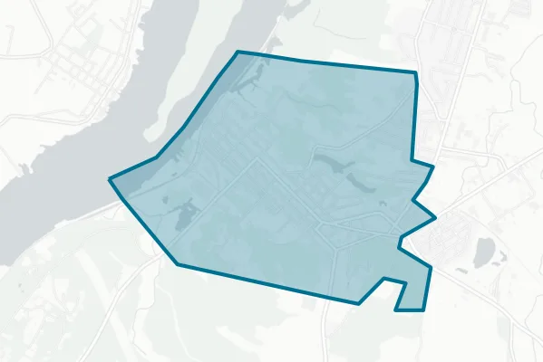 City of Hudson — detail map