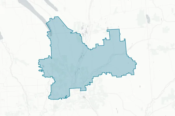 Homer Central School District — detail map