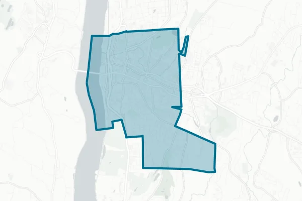 City of Poughkeepsie — detail map