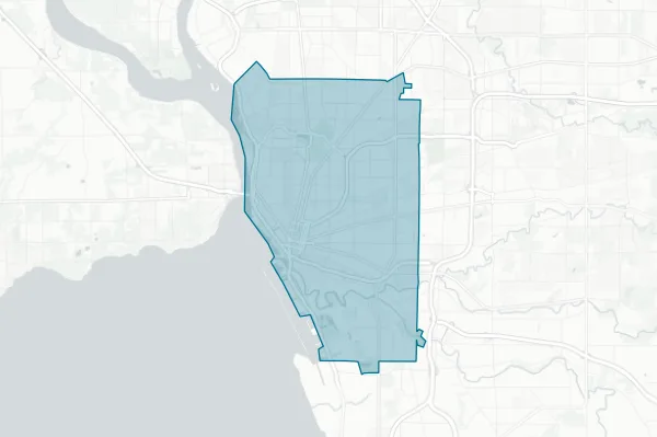 City of Buffalo Section 8 Housing Assistance Payments Program — detail map