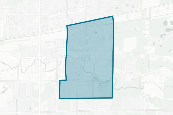 Lancaster Village — detail map