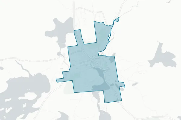 Village of Saranac Lake — detail map