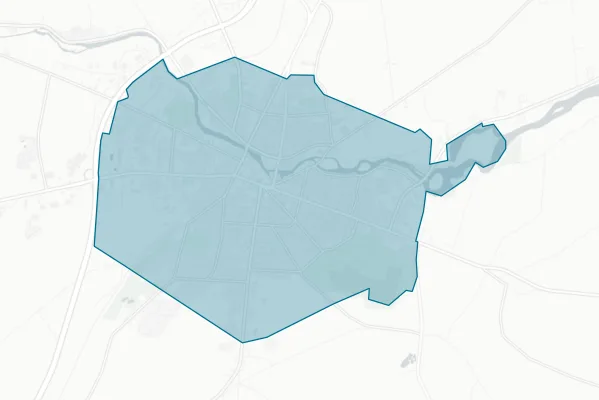 City of Watertown — detail map