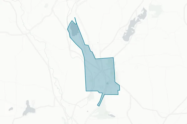 Village of Hamilton — detail map