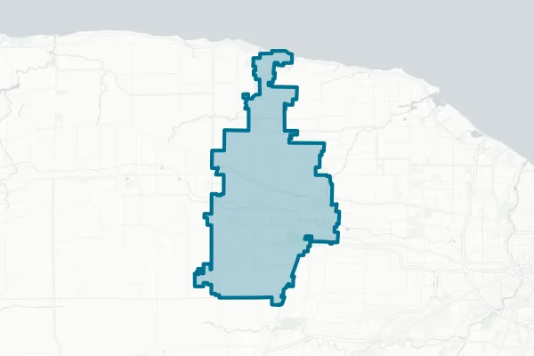 Brockport Central School District — detail map