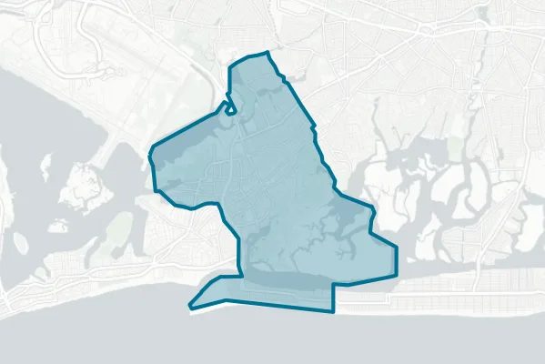 Lawrence Union Free School District — detail map