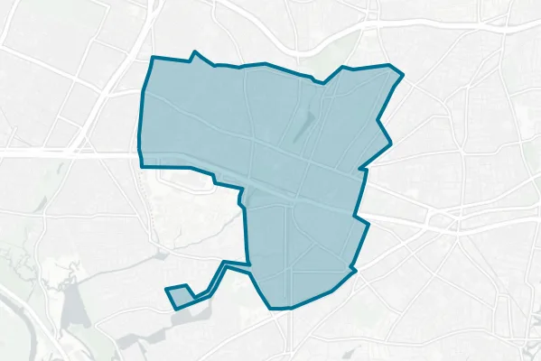 Valley Stream Union Free School District Thirteen — detail map