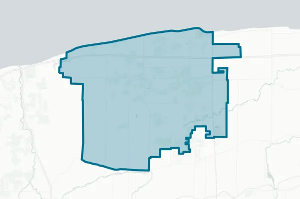 Barker Central School District — detail map