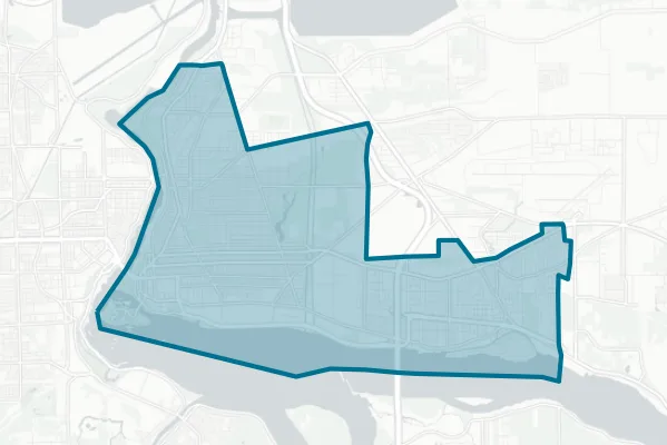 City of Niagara Falls — detail map