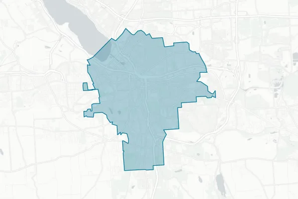 City of Syracuse — detail map