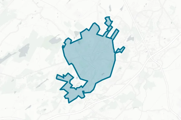 City of Middletown — detail map