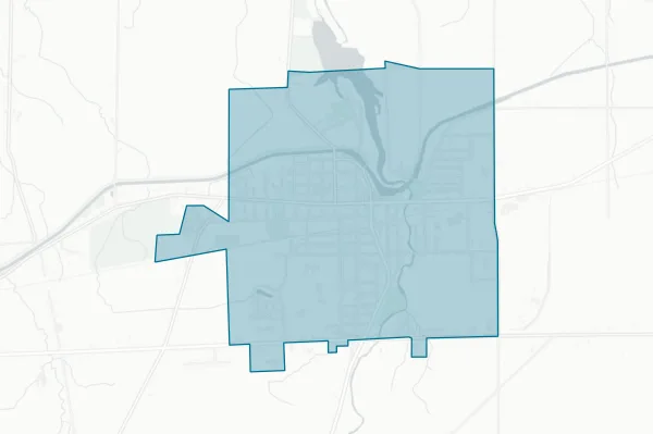 Village of Medina — detail map