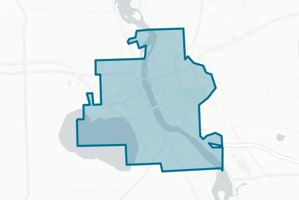 City of Fulton — detail map