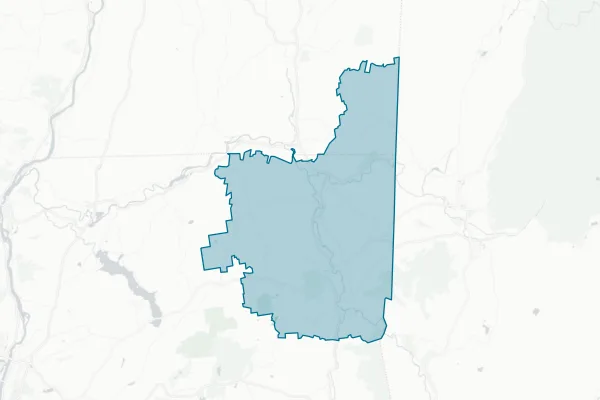 Hoosick Falls Central School District — detail map