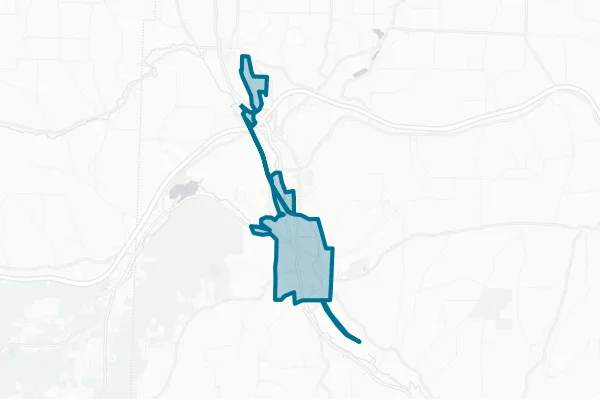 City of Hornell — detail map