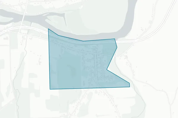 Town of Nichols — detail map