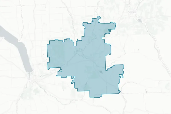 Dryden Central School District — detail map