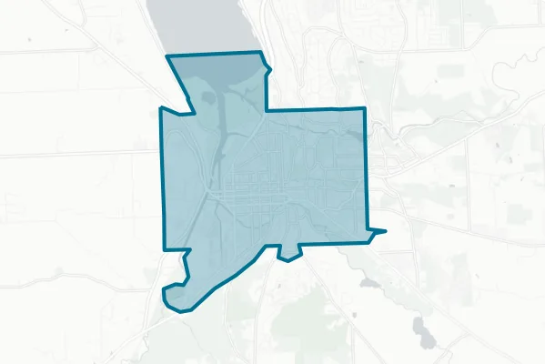 City of Ithaca — detail map