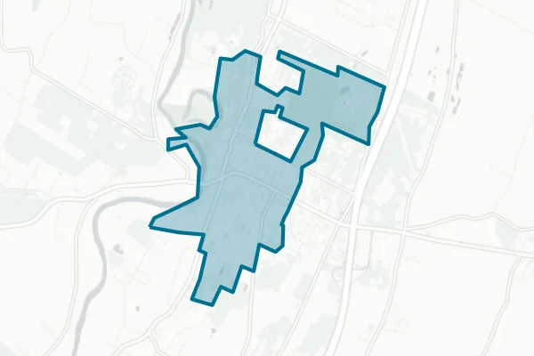 Village of New Paltz — detail map