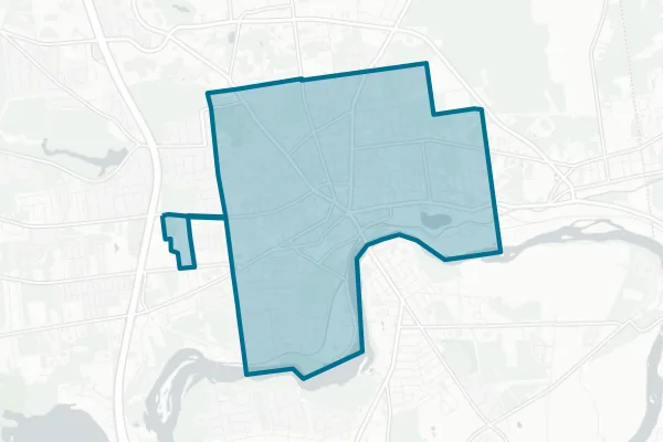 City of Glens Falls — detail map