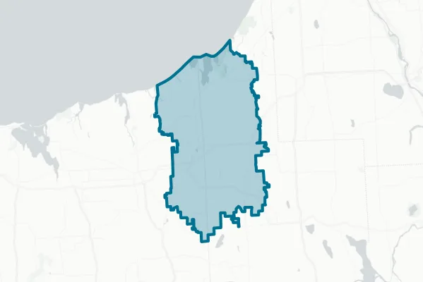 Red Creek Central School District — detail map