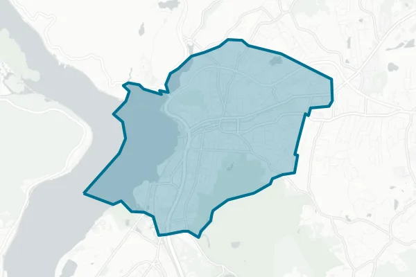 City of Peekskill — detail map