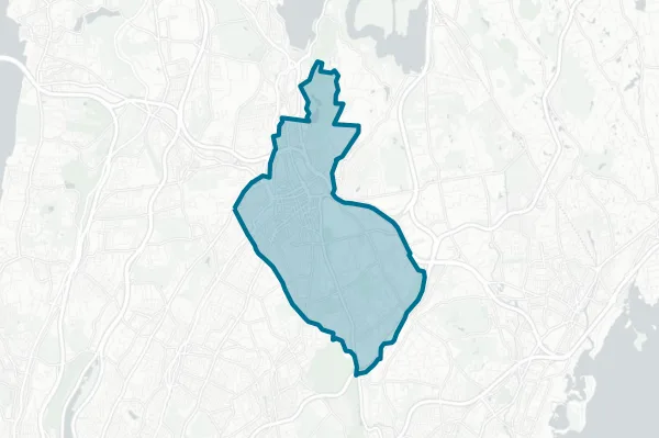 City of White Plains — detail map