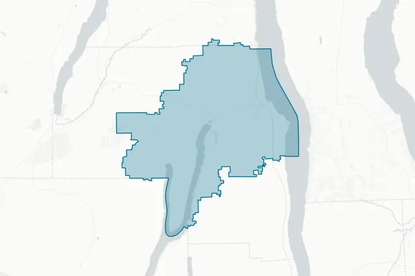 Village of Penn Yan — detail map