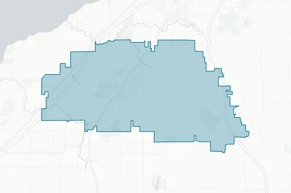 Eden Central School District — detail map