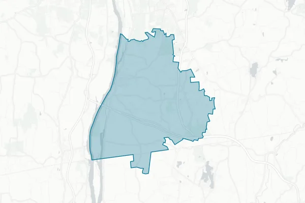 Town of Schodack — detail map