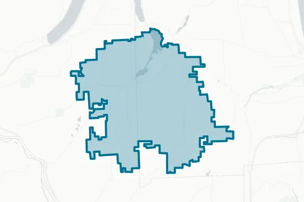 Bradford Central School District — detail map