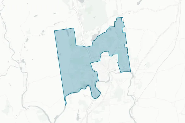 Queensbury Union Free School District — detail map