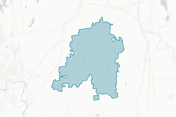 Hartford Central School — detail map