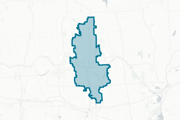 Lyons Central School District — detail map