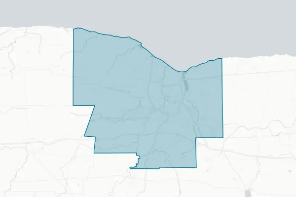 Boces Second Supervisory District of Monroe & Orleans County — detail map