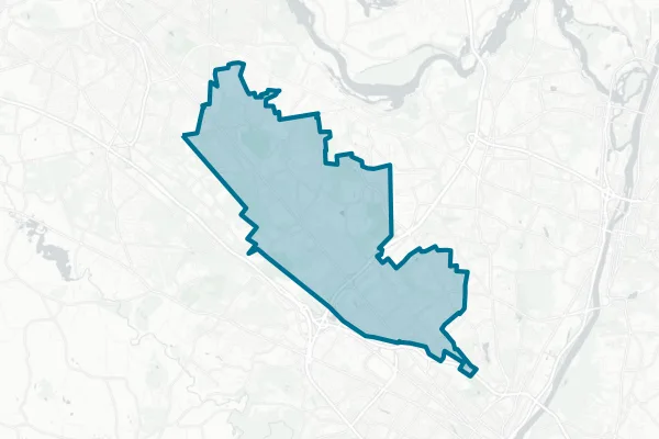 South Colonie Central School District — detail map