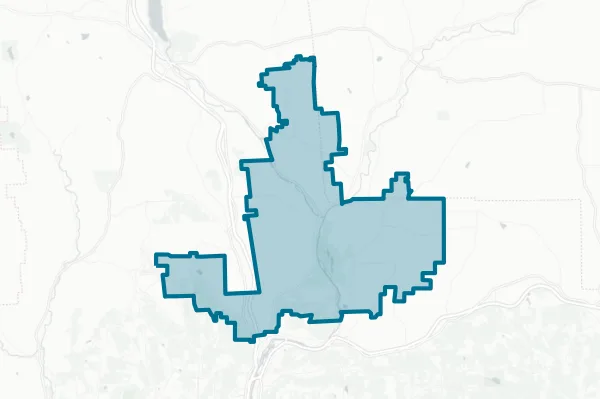 Chenango Forks Central School District — detail map