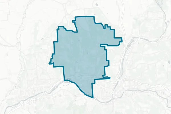 Johnson City Central School District — detail map