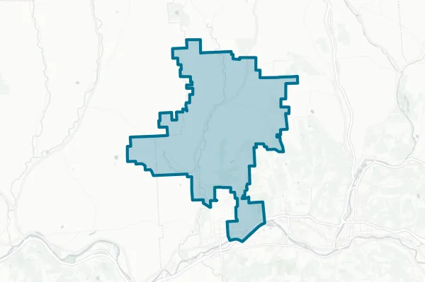 Maine-endwell Central School District — detail map