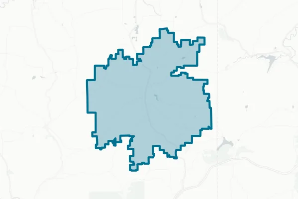 Franklinville Central School District — detail map
