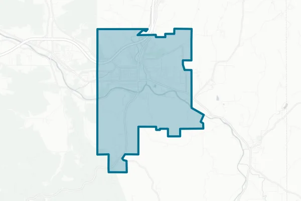 Olean City School District — detail map