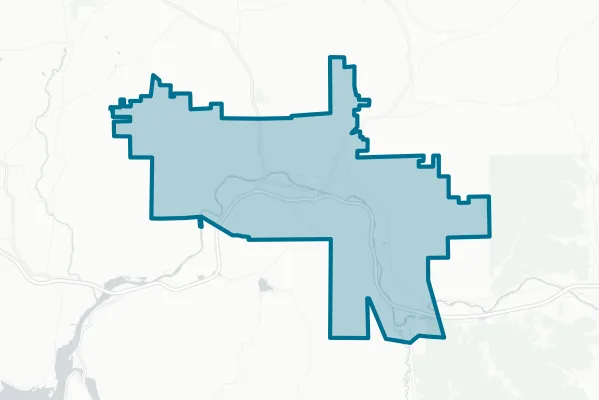 Salamanca City Central School District — detail map
