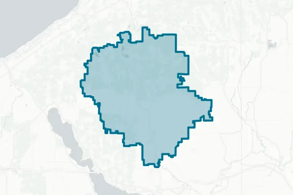 Cassadaga Valley Central School District — detail map