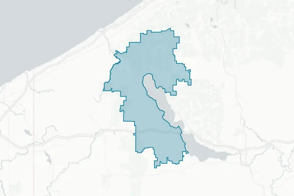 Chautauqua Lake Central School District — detail map