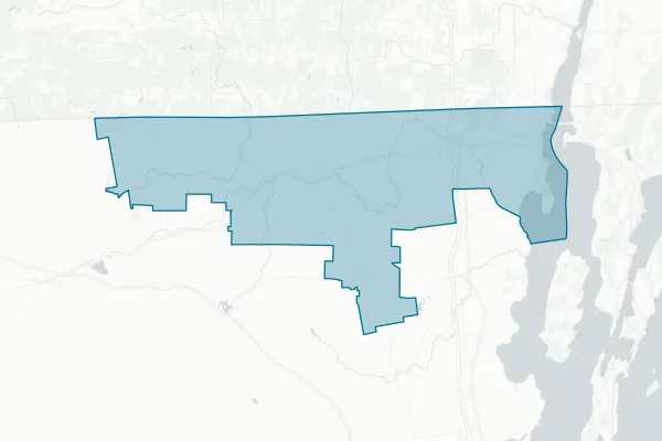 Northeastern Clinton Central School — detail map