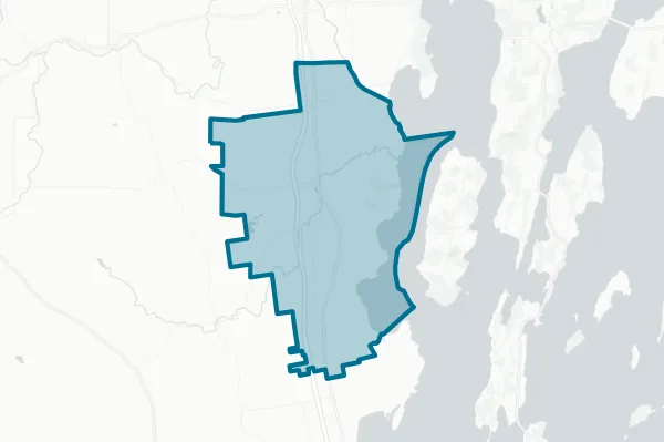 Chazy Union Free School District — detail map